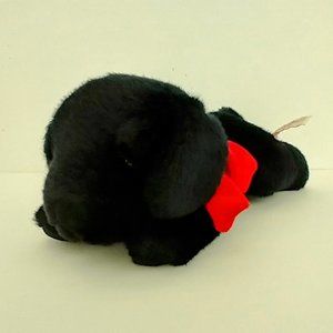 Russ Black Lab Puppy Stuffed Animal, Vintage